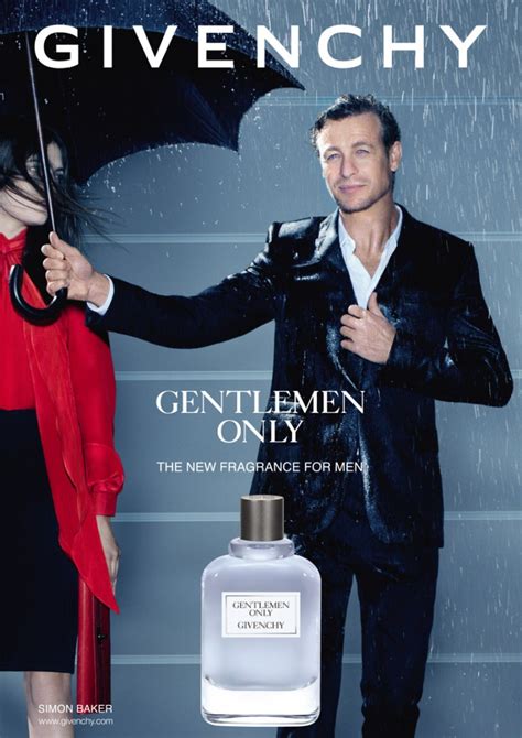 PUBBLICITÀ: Simon Baker per Gentlemen Only Givenchy (2013 